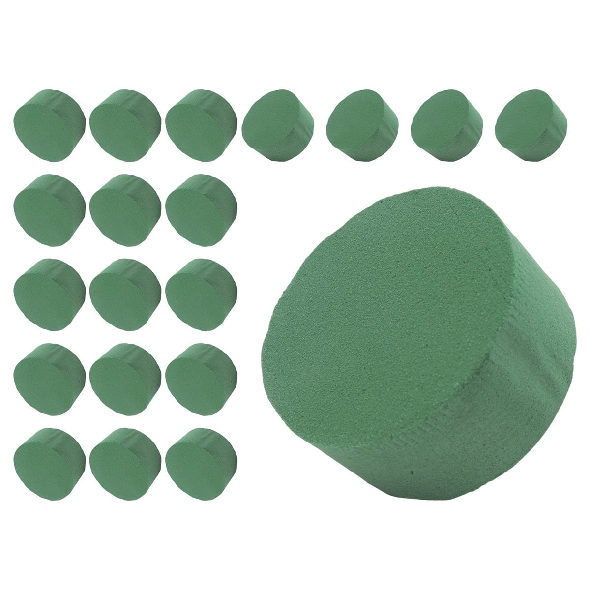 Round Floral Foam Pack of 20,Wet Florist Block Flower Arrangement Supplies for Craft Project,Party Decoration