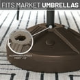 thumbnail image 5 of US Weight Durable 50 Pound Umbrella Base Designed to be Used with a Patio Table (Bronze), 5 of 5