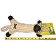 thumbnail image 2 of Pet Life ® 'Plush Cow' Natural Jute Rope and Squeak Tugging Plush Dog Toy, 2 of 2