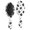 Halloween Black Ghosts with Boo, variant on Halloween Cartoon Multi Element Pattern Brush, Detangling Hair Brush,Air Cushion Hair Comb, Smooth Handle Gifts for Wet Dry Hair Styling