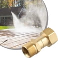 thumbnail image 2 of ARCADORA M22 14mm Pressure Washer Swivel Joint 360 Degree Rotation Brass 3000 PSI For Hose Gun Connection, 2 of 7
