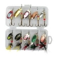 thumbnail image 4 of braveheart Fishing Lures Spinnerbait Crafted Solid Colorful Attraction Essential Pack For Fishing Lovers, 4 of 6
