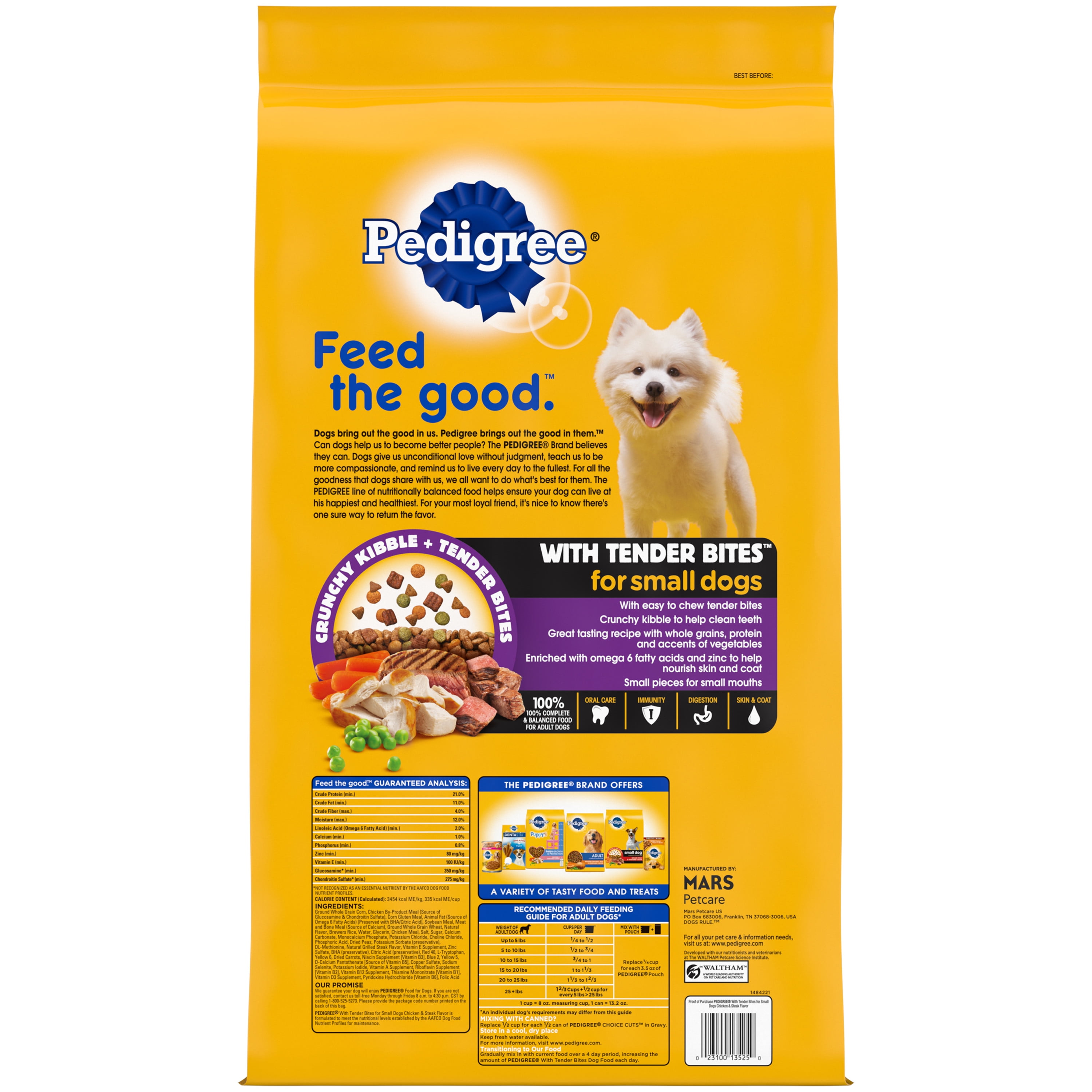 walmart pedigree small dog food