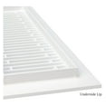 thumbnail image 2 of 6X12 Basketweave Pattern Floor Register - Oil Rubbed Bronze Steel - Metal Vent Cover Grille for Home Floors Without Mounting Holes | BWL16-814-SRBNH, 2 of 8