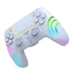 thumbnail image 3 of Controlador Juego Inalámbrico Compatible Con Dientes RGB Light Gamepad para PS4 () Azul Blanco, 3 of 5