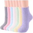 thumbnail image 4 of Zando Womens Fuzzy Cozy Socks Warm Fuzzy Socks for Women Cozy Sleep Socks Winter Kawaii Socks, 4 of 4