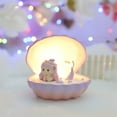 thumbnail image 5 of Shell Mermaid Star Light LED Desk Lamp Sea Princess Creative Decoration Night Light Gift For Girl, 5 of 9