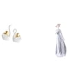 thumbnail image 1 of estatua de cisne,Estatuas y figuritas de cisne de cerámica modernas Esculturas,Escultura de animales Decoración centro de mesa,Figura de escritorio,Estatua de niña linda de escritorio,adorno, 1 of 8