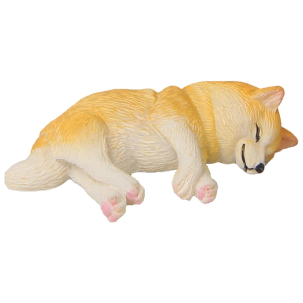 Imanes de resina para nevera de perro, de cachorro, estatua de animal, imanes para nevera, adornos de decoración del hogar para niños y adultos Amarillo Sunnimix imanes de nevera