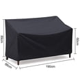 thumbnail image 5 of Housse de Mobilier d'Extérieur Polyvalente, Ajustement Universel pour Causeuse de Patio, Matériau 100 % Imperméable Assure une Protection Tout Autour, Léger et Facile à Ranger (Longueur 185 cm, Largeur 69 cm), 5 of 5