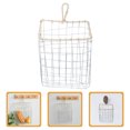 thumbnail image 2 of Lanytaeo Multi-Functional Wire Storage Basket Wall Storage Organizer Hanging Basket For Organizing Wall Storage Basket Bread Storage Holder (L), 2 of 8