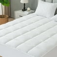thumbnail image 1 of GOGREEN Extra Thick Mattress Topper Full Size, Breathable Pillow Top Mattress Pad Cover Down Alternative Overfilled Plush Soft bed Protector with 8-16 Inch Elastic Deep Pocket, 1 of 8