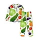 thumbnail image 1 of Fotbe Vegetables2 Conjunto de Pijama de Manga Larga para Mujer con Estampado, Ropa de Dormir de 2 Piezas, Conjunto de Casa Suave y Cómodo con Bolsillos-Large, 1 of 7