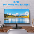 thumbnail image 7 of Norcent 24 Inch Frameless Computer Monitor FHD 75HZ VA with Built-In Speakers, 7 of 7