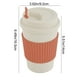 thumbnail image 3 of Taza de Café Pink Wheats de Paja, Resistente a Fugas, con Removedor | Tazas para Bebidas Calientes con Tapa | 16,5 X 9,5 X 9,5 Cm | 125 G | Desechable y Aislante | 1 Taza + 1 Removedor, 3 of 6