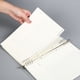 thumbnail image 3 of Carpeta extraíble para guardar archivos, bloc de notas para estudiantes, carpeta sencilla con clip para hojas sueltas, 3 of 4