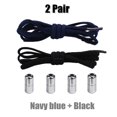 thumbnail image 1 of 2 pares de cordones elásticos combinados, zapatillas de deporte sin cordones, cordones redondos, cordones sin cordones para niños y adultos, talla única para todos los zapatos de China Gao Jinjia LED, 1 of 2