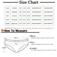 thumbnail image 3 of UTTOASFAY Women'S String Trousers Pack Lace Soft Lingerie Underwear Pack of 5 White 4(S), 3 of 5