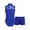 Royal Blue, variant on Kids Girls Lace Ballet Dance Suit Mock Neck Ballerina Leotard with Stretchy Shorts Yoga Gym Training Suit Dancewear Black 7-8