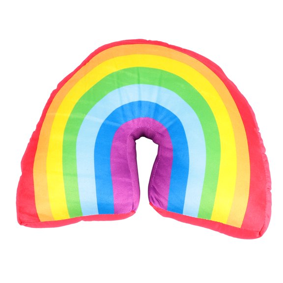 FENGGUIQU 1Ud Almohada De Corto Con En Forma De Arcoíris Para Hogar