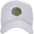 Adjustable Seal of Santa Cruz County, California Baseball Cap Women Men