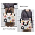 thumbnail image 6 of FORMRS 16" Laptop Bag Carrying Sleeve Case with Handle Travel Shoulder Briefcase, Beige Retro Flower, 6 of 8