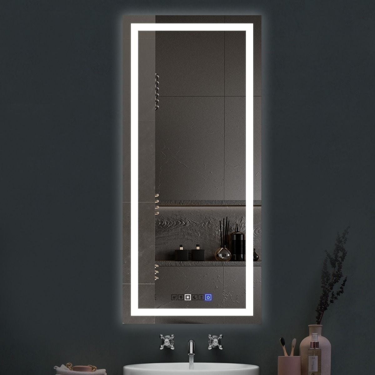 Free Standing Bathroom Mirror Rispa