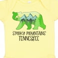 thumbnail image 4 of Inktastic Smoky Mountains, Tennessee Mountains and Bear Shape Boys or Girls Baby Bodysuit, 4 of 5