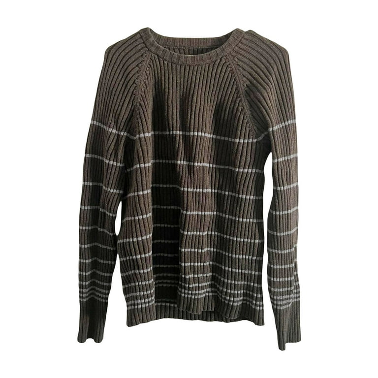 Fairy Grunge y2k Sweater 2000s Aesthetic Striped Long Sleeve