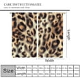 thumbnail image 2 of Leopard Blackout Curtains, Leopard Skin Texture Pattern Animal Wildlife Skin Print Window Treatments, Rod Pocket Thermal Insulation Drapes for Bedroom Living Room, 84" W X 84" L, 2 of 6