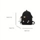 thumbnail image 4 of Preppy Style Letter Patch Decor Backpack - Perfect for School, Travel & More!, 4 of 5