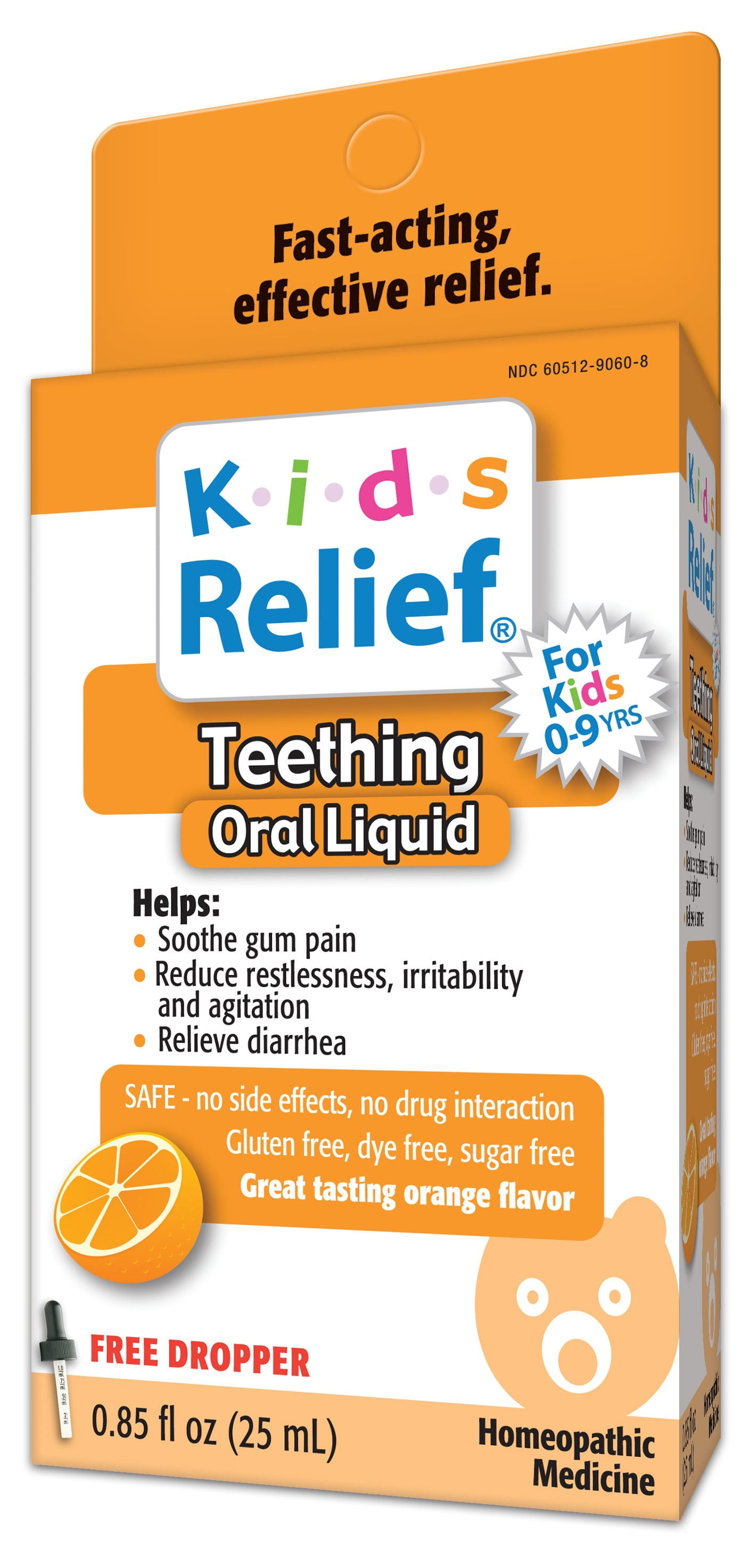 HomeoLab Kids Relief Teething Homeopathic Medicine, 0.85 Fl Oz