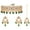 Green, variant on Indian Jewelry Sets for Women Green Antique Gold Tone Choker Necklace Set Indian Bridal Sets Faux Kundan Crystal Stone Necklace Chanderlier Earrings with Head Chain Fashion Bollywood Jewelry