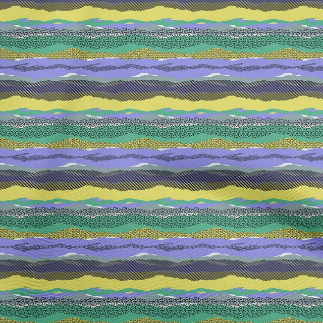 oneOone Polyester Spandex Lime Green Fabric Abstracts Sewing Craft Projects Fabric Prints By Yard 56 Inch Wide