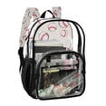 thumbnail image 5 of ALAZA Clear Backpack Baseballs PVC Transparent BookBag, 5 of 7