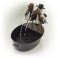 thumbnail image 3 of Alpine Corporation Outdoor Metal Crow Water Fountain, 3 of 12