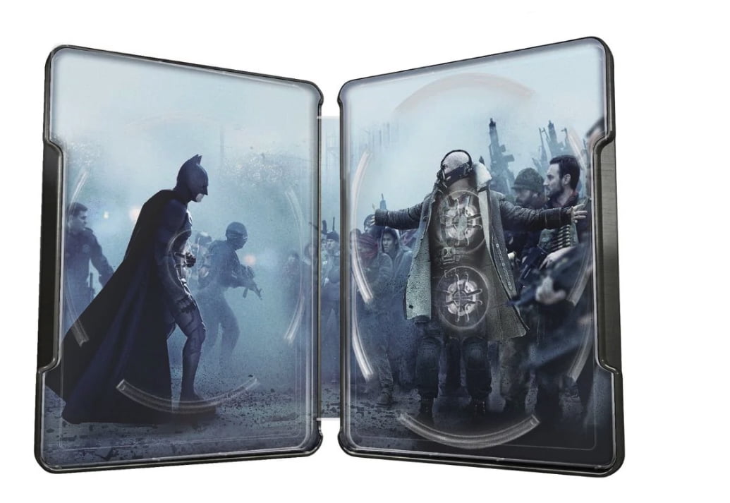 The Dark Knight Trilogy Limited Edition Steelbook Library Case (20th Anniversary Collection) 4K Ultra HD + Blu-ray Region Free