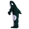 thumbnail image 4 of Lttoisl® One-piece Whale Sleeping Bag Soft Whale Blanket Homewear Dolphin Sleepwear L7 X5B1, 4 of 7