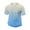 Light Blue, variant on Dealovy Mens Plus Size T-Shirts Short Sleeve Crew Neck Casual Homewear Color Changing Shirts for Men S-5XL