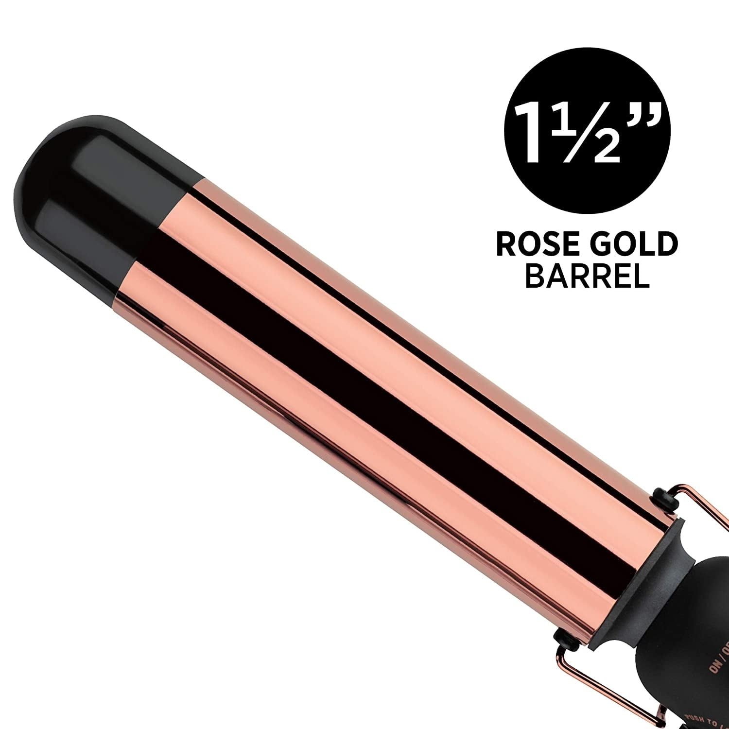 Hot tools rose gold curling cheap iron
