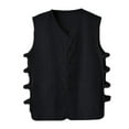thumbnail image 3 of ZyeKqe Mens Plus Size Tank Tops Sleeveless Shirts V Neck Solid Color Summer Vests Loose Fitted Tees T Shirts, 3 of 4