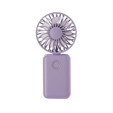 

LuoYinDa Garage Fan Filter Mini Desktop Handheld Small Fan USB Charging Portable Silent Folding Neck Hanging Small Fan