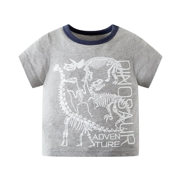 Kids T Shirts for Boys Girls Dinosaur T Shirts for Boys Casual Kids Short Sleeve Shirts for Boys Casual Tees for 5T Boy Clothes
