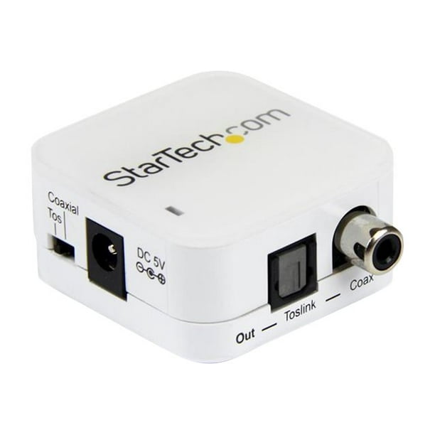 StarTech Two Way Digital Coax to Toslink Optical Audio Converter