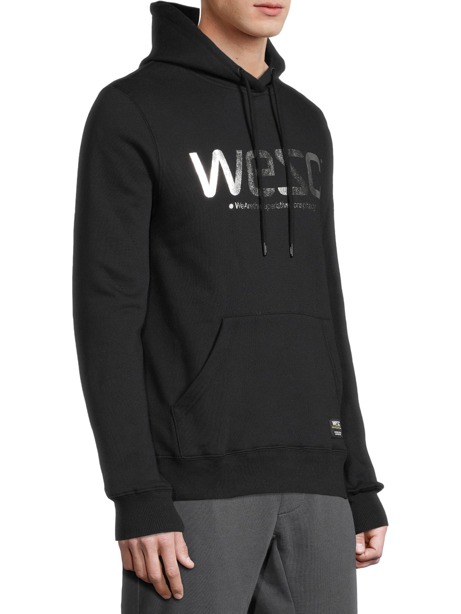 WeSC Men's Mike Logo Pullover Hoodie Sweatshirt, Sizes S-XL, Hoodies for  Men Sweatshirts