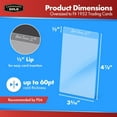 thumbnail image 2 of Card Saver 1-200Count - Semi Rigid Card Holder, Trading Card Protectors - PSA-Approved Cardsaver for Baseball, Trading, Sports Cards - Card Sleeves, Binder, & Storage Box Compatible, 2 of 4