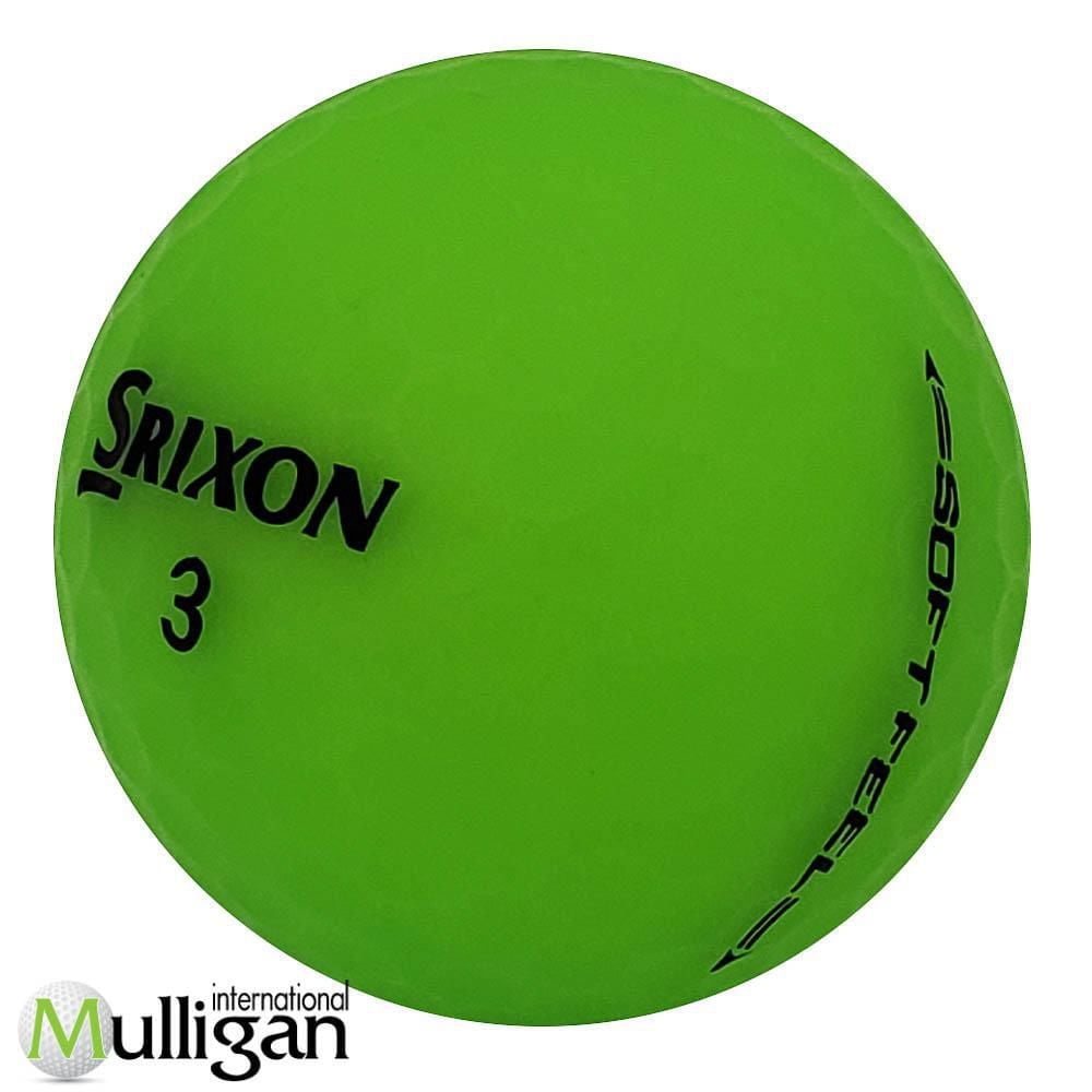 Mulligan - 12 balles de golf récupérées Srixon Soft Feel - mat 5A Pristine, Vert