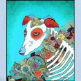 thumbnail image 2 of CafePress - Dia Los Muertos, Day Of The Dead Dog Infant Bodysu - Baby Light Bodysuit, Size Newborn - 24 Months, 2 of 4