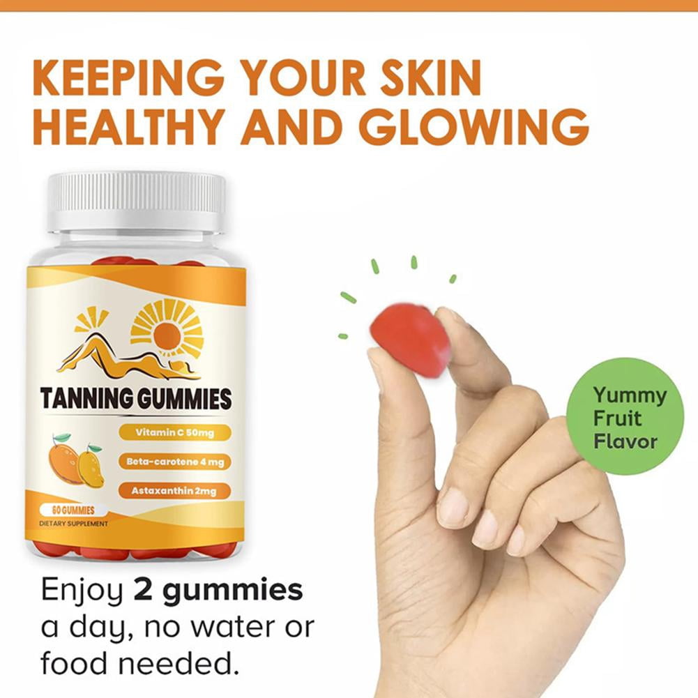 Gummies Bronze Daily Morsures Super Tanning - Mangue 125g (60 Pièces)