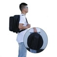 thumbnail image 1 of Durable 14" snare drum bag backpack with shoulder straps and exterior pockets, 1 of 8